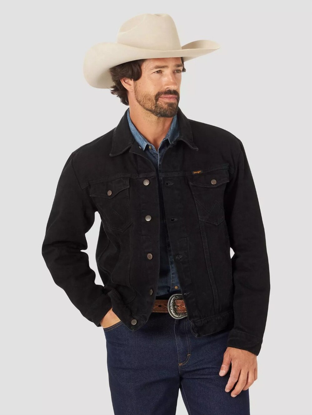 Wrangler Cowboy Cut Unlined Denim Jacket- M